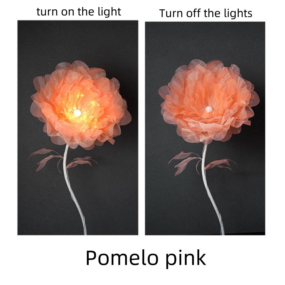 Giant Paper Art Flower DIY Handmade Finished Product Large Peony Flower Mall Beauty Decoration Ornament Standard Lamp