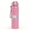 1PC Guatemala Minimalist Country Text Print 750ml Portable Sports Water Bottle Leakproof Gym Outdoor Travel Drink Cup