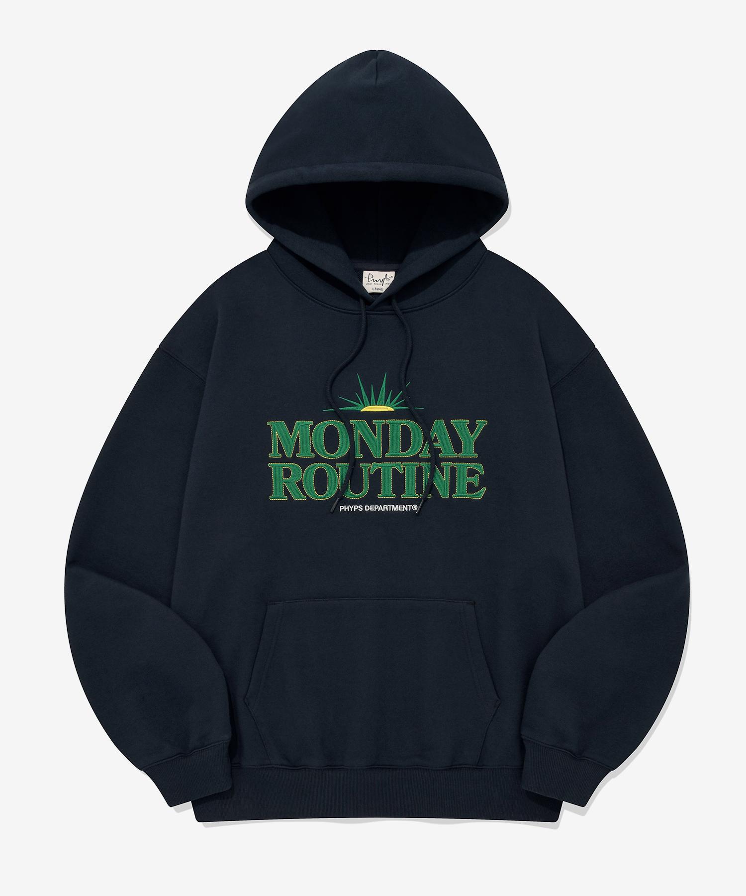 Physical Department Monday Routine Stitch Hoodie_Navy Navy/S