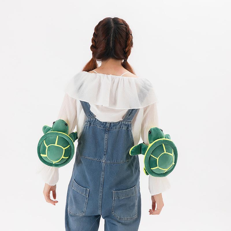 Zimní lyžařské ochranné vybavení Želva plyšová hračka Prdící polštář Měkké roztomilé hnědé medvídě Chrániče kolen Chránič kyčlí Lyžařská protipádová podložka