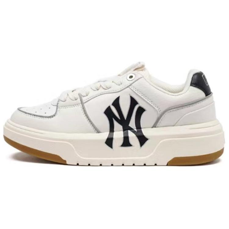 MLB Chunky Liner Skateboard Shoes Unisex Low top Beige 3ASXCA12N-50IVS(Team54-)