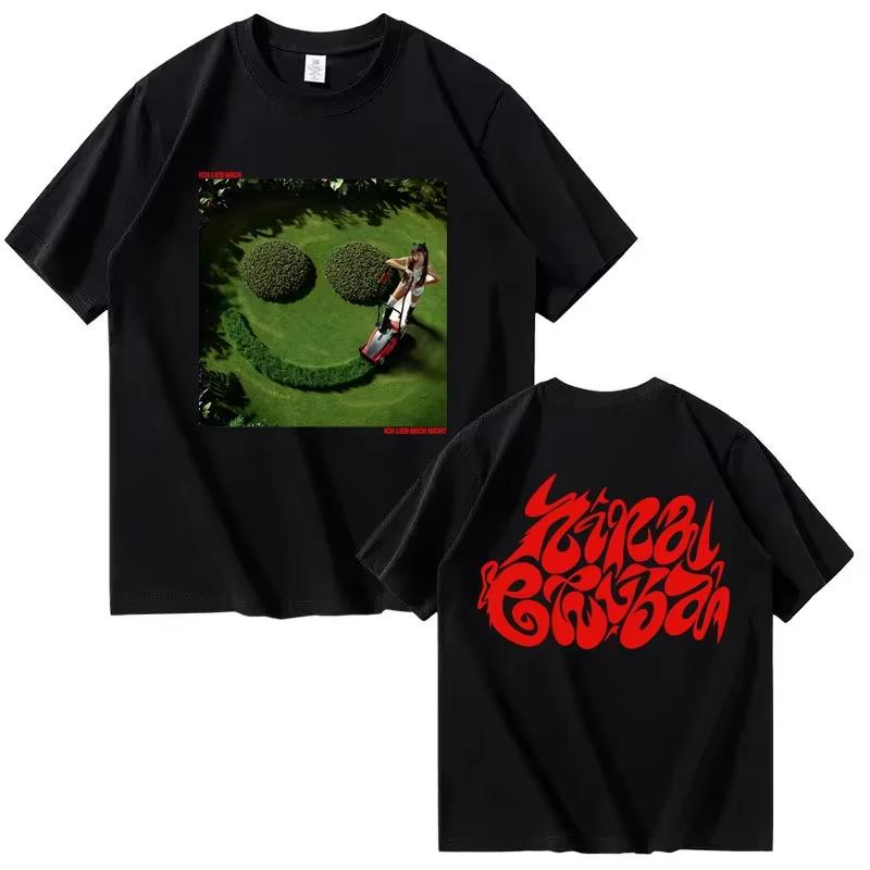 2026 Frühling Sommer Nina Chuba Hochwertiges Street Baumwolle Bedrucktes T-Shirt Mode Tee Luxuriöses Lässiges Kurzärmeliges Oberteil y2k ins