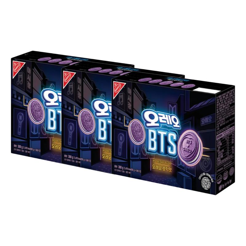 Biscoito OREO BTS Sabor Hotteok 100g, 300g, 1kg (7 opções)