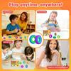 Fidget Toys Spinner Ring for Kids: 18pcs Textured Finger Spinner - Bulk Fidgets for Student Classroom - Quiet Sensory Toys for Autism Stress Relief