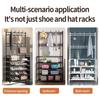 Multi-Layer Shoe Rack Doorway Clothes Hanger High Stability Simple Installation Shoes Shelf