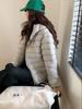 Large size cotton-padded clothes for women's winter new light and thin hooded small cotton-padded jackets, loose fashion warm cotton-padded jackets