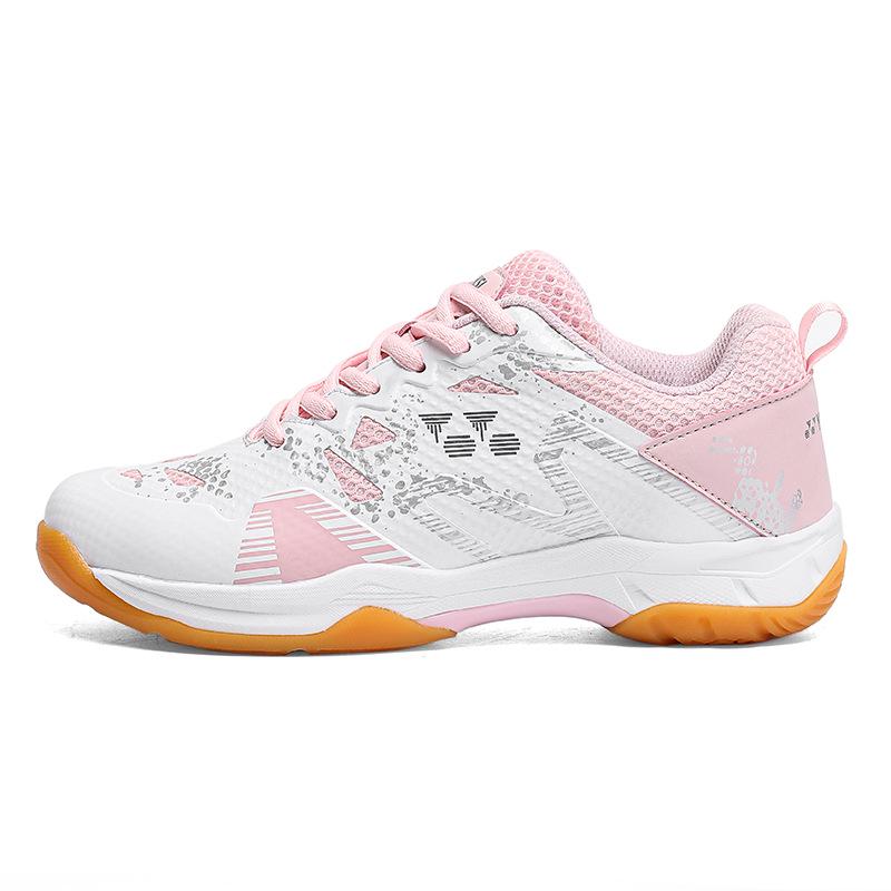 New Cross-Border Badminton Shoes with Cow Tendon Soles, Training Tennis Shoes, Sports Footwear, Student Soccer Shoes