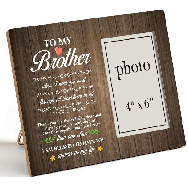 Pet Memorial Gifts - Wooden Photo Frame, Sympathy Gift for Loss of Dog or Cat (4x6 Inches)