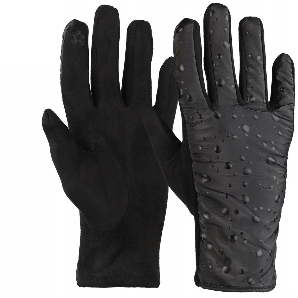 Women's Gloves for Fall and Winter Classic Stylish Black MORAJ black