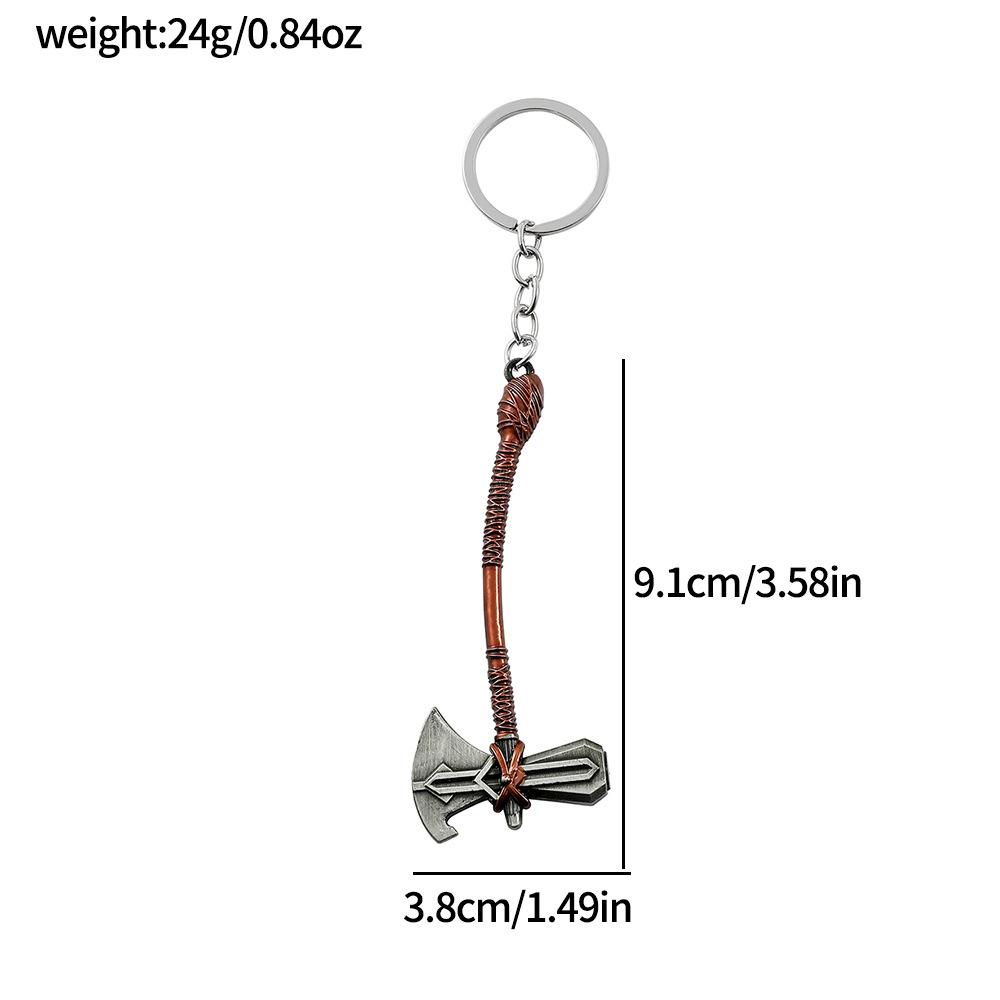 God of War 4 Kratos Sword Keychain Pendant Keyring Jewelry Men And Women Car key chain Accessories