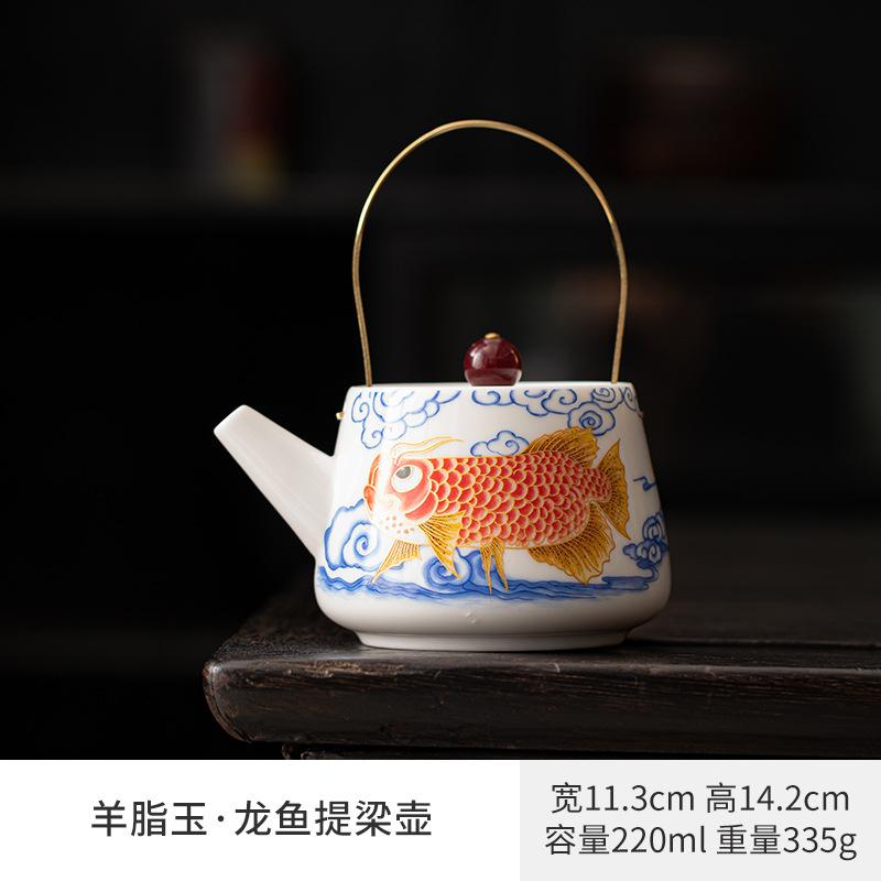 Kung Fu Reise-Teeset im chinesischen Stil aus Keramik, tragbare Meistertasse, Teekanne, Teetassen, Gaiwan, Teeschale für die Teezeremonie, Haushalts-Teegeschirr, neu