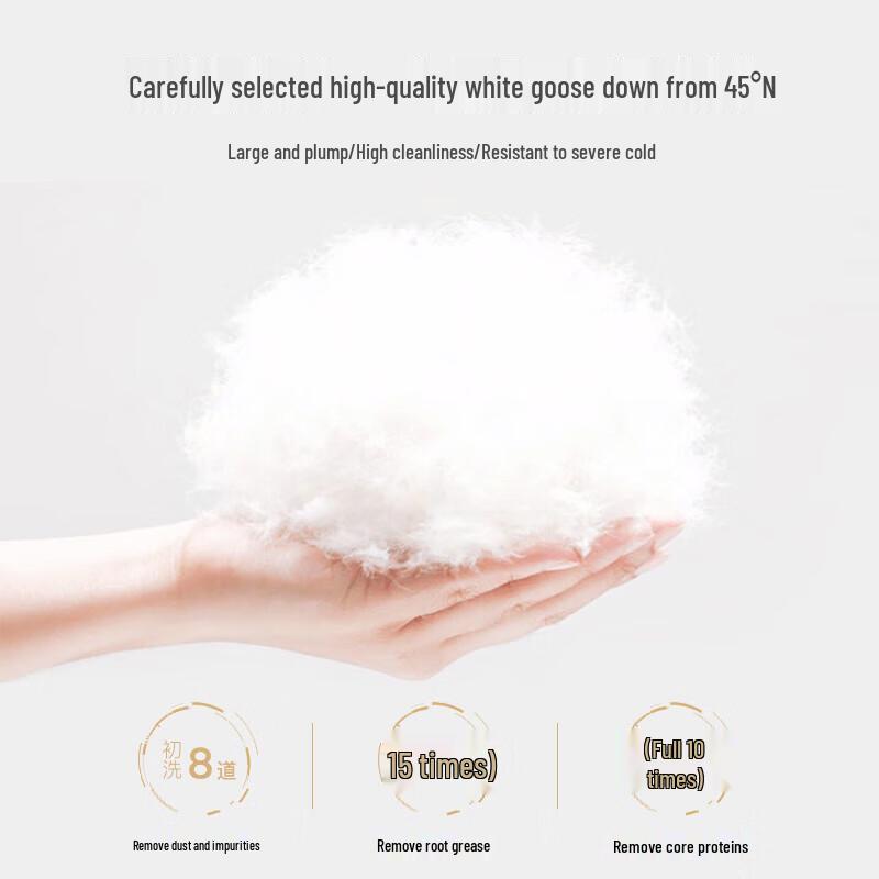 Lanman White Goose Down Comforter