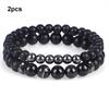 Beads Bracelets Exquisite Fashion Accessory Stylish Women Men Elastic Bangle Jewelry Birthday Gift Dress Decoration