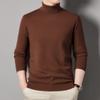Neuer Stehkragen-Pullover für Herren, Strickpullover, Winter-Halb-Stehkragen-Bottom-Shirt mit langen Ärmeln, trendig, lässig