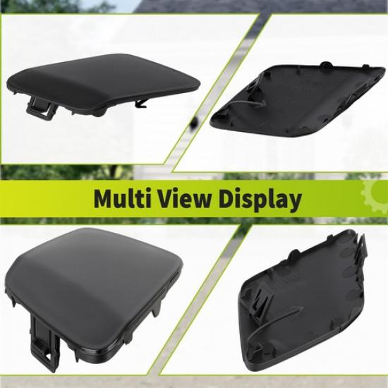 For 2016-2017 Toyota Prius 1.8L Front Left & Right Primed Bumper Tow Hook Cover