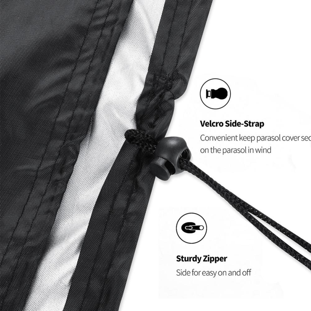Oxford Cloth Outdoor Table Cover Dust-Proof Heavy Duty Patio Furniture Covers Waterproof Black