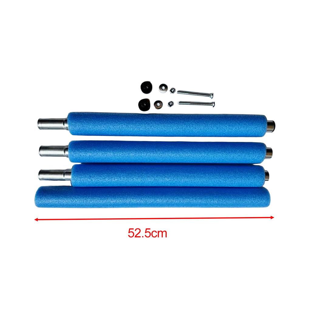 Steel Trampoline Enclosure Poles with Foam Padding
