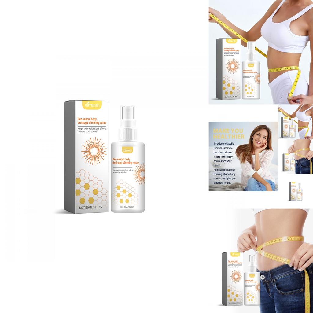 Ximonth Bee Venom Lymphatic Slimming Spray For Reducing Swelling And Firming Skin