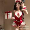 Yu Rui Red Christmas Sexy Lingerie Set – Quick-Release Festive Temptation 08