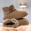Snow Boots Thick-soled Heightening Plush and Cotton Outdoor Martin Boots Cotton Shoes