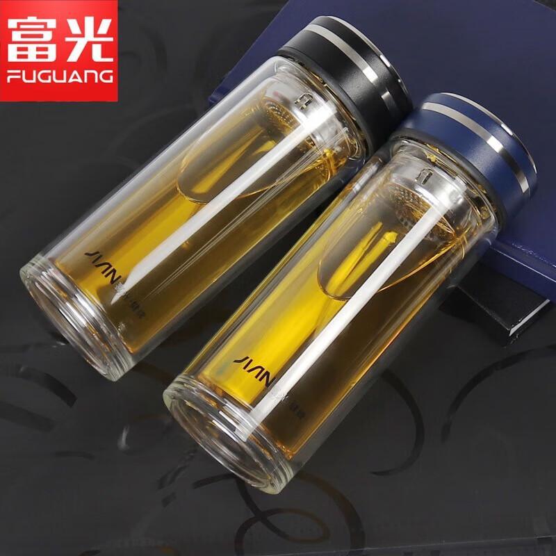 FUGUANG X1924 Double-Layer Crystal Glass Cup