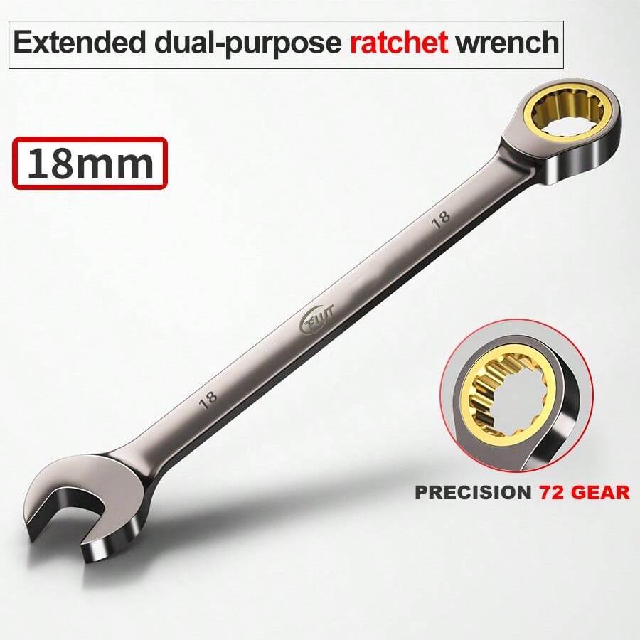 Ratchet Wrench 6-32mm, Combination Wrench, Dual-Use Wrench, Universal Repair Tool for Car and Motorcycle Maintenance