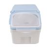 Rice Storage Container with Cup Airtight Sealed Food Grain Organizer Plastic Kitchen Supplies
