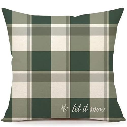 Festive Christmas Pillowcases: Merry, Joyful, Wintery, and Plaid for a Cozy Holiday! sofas, bedroom pillow covers, holiday gifts