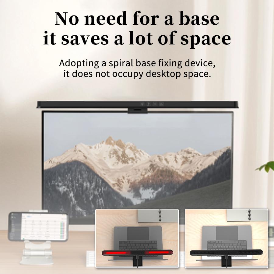 35CM 50CM Computer Monitor Light Bar Screen Hanging Lamp 3 Colors Stepless Diming USB Powered For Study Office Reading Laptop