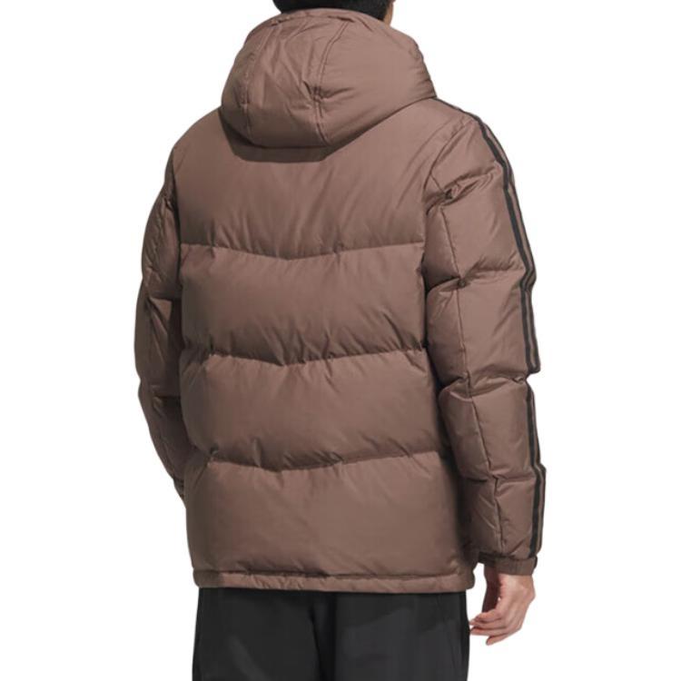 adidas Sportlife Down Jacket Unisex Stratum Dark Earthy Brown JW6734