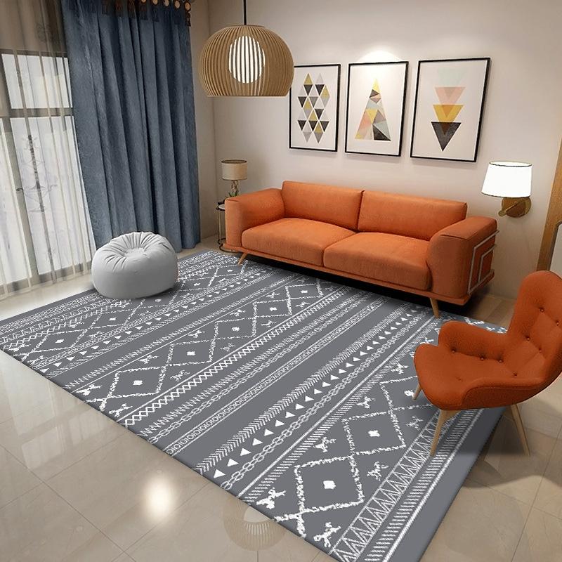 Bohemian Living Room Carpet Coffee Table Sofa Bedroom Room Bedside Carpet Home Large Area Floor Mat