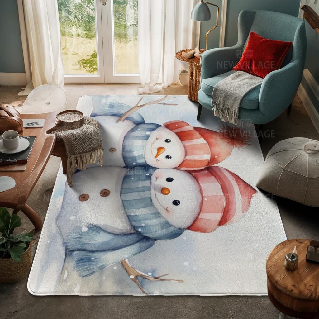 Koberec ke vchodu do domu Rohožka ke dveřím do domu Obývací pokoj Vana Koupelna Protiskluzové koberce s absorpcí vody vana Veselé Vánoce zima