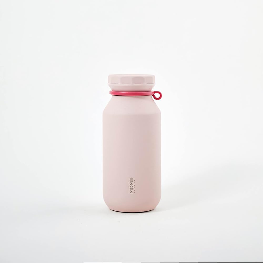 MOMO CONCEPT Vacuum Insulated Lightweight Rock Tumbler, 440ml, Pink Mousse, 01016-29300R