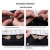 1 Set Rhinestone Wings Buckle Pant Waist Tightener Detachable Waist Buttons Pins Belts Accessories Pants Clips No Sewing