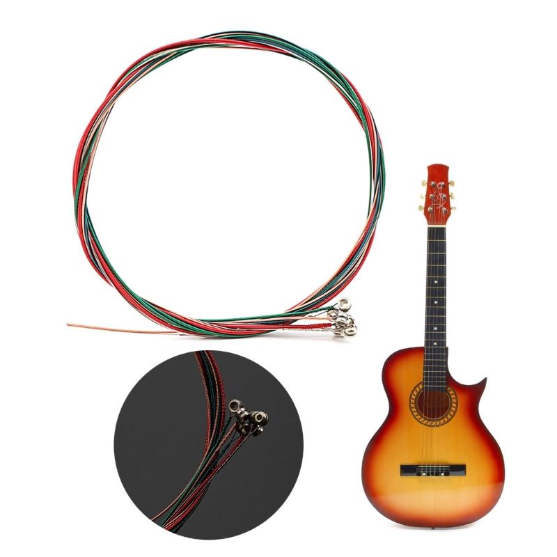 Guitar Performers Steel Wire Set of 6 11-52 Acoustic Guitar Strings Replacements