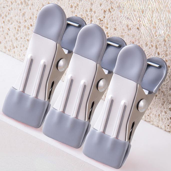 Hochbelastbare Metall-Lebensmittelklammern, Chipklammern Beutelklammern Lebensmittelklammern - Kratzfeste vinylbeschichtete Enden, Küchenklammern für Beutel Lebensmittel, Klammern Foto-Aktenklemmen