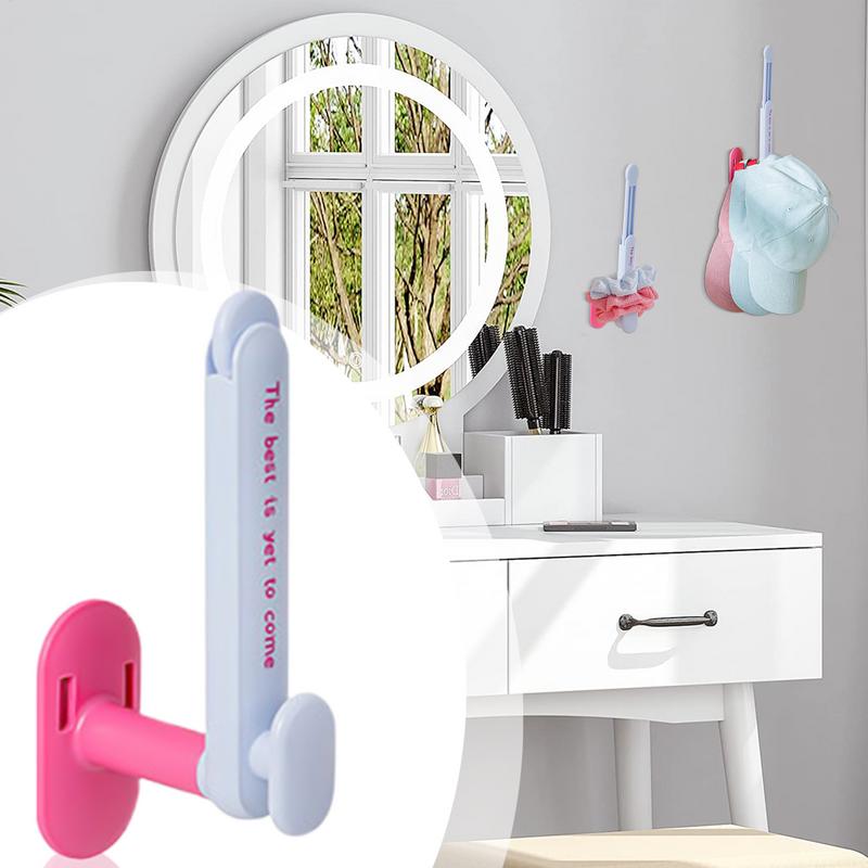 Headband Holder Headband Storage Organizer Wall Mounted Retractable Storage Rack Room Decor Towel Hanger For Hair Accessories