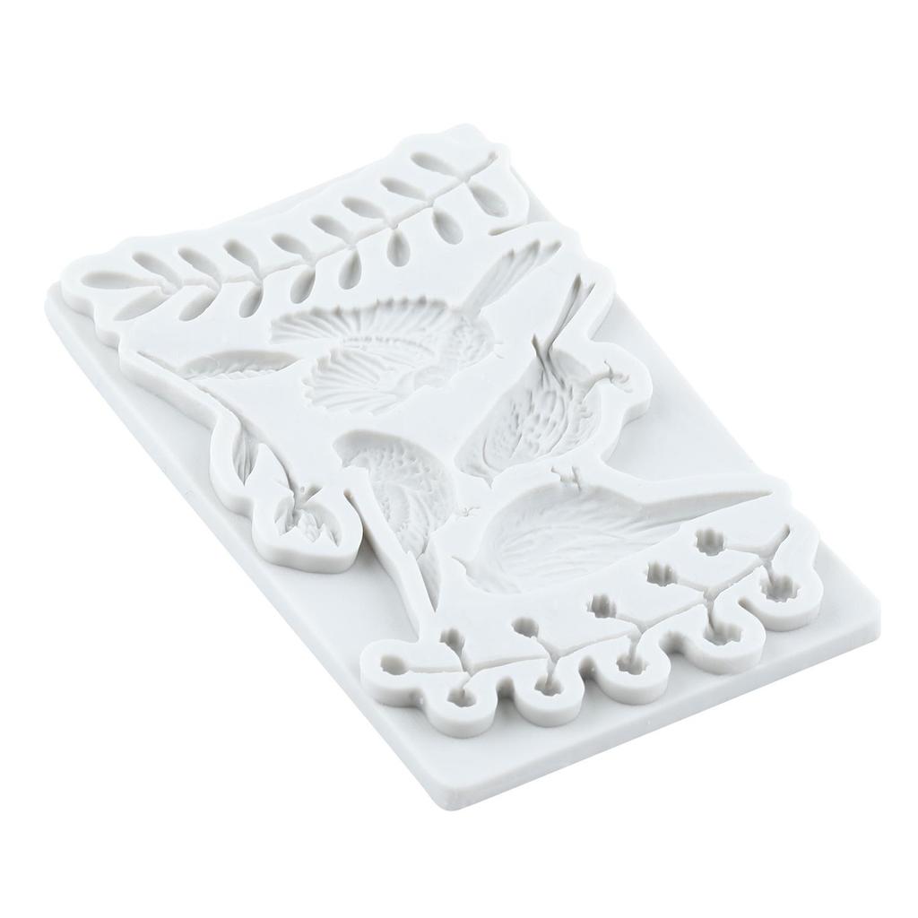 Magpie Silicone Molds Leaves Fondant Mold Cake Decorating Tools Cupcake Topper Chocolate Candy Craft Gum Paste Polymer Clay