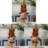 Plush Bunny Keychain Toy With Polyester Fiber For Kids And Adults