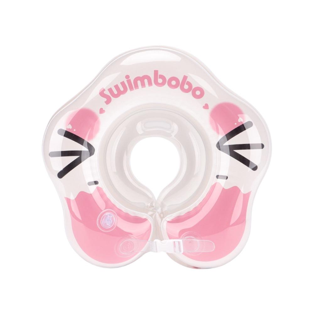 Cartoon Inflatable Neck Band for Newborn Babies Petal-shaped Baby Bath Collar  Swimming Pool