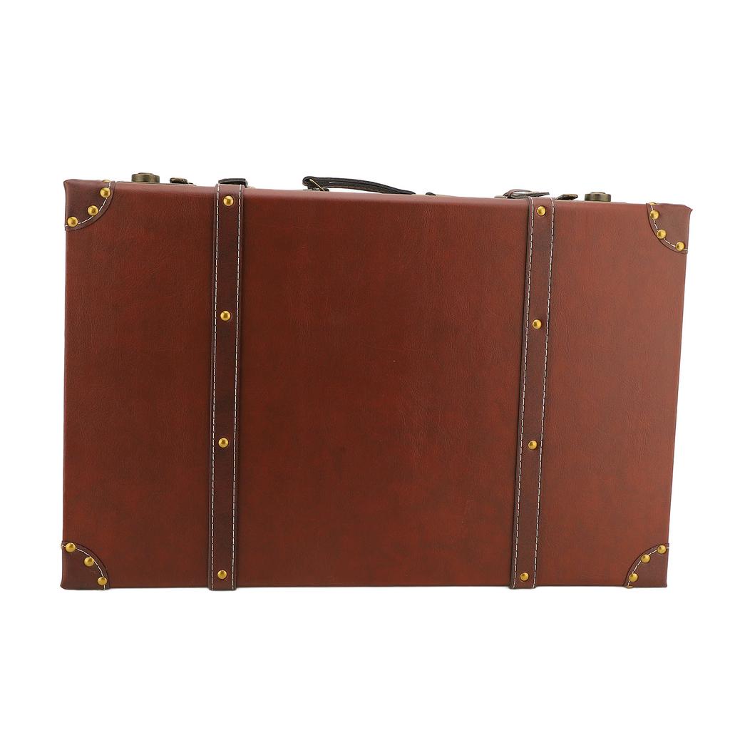 Retro Suitcase Large Capacity Mini Delicate Vintage Storage Box for Home Travel Go Out
