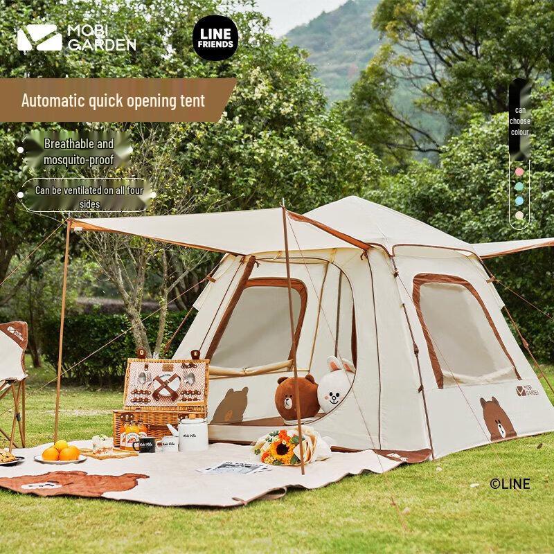 Mobi Garden Zero-Motion Automatic Tent - LINE FRIENDS Edition