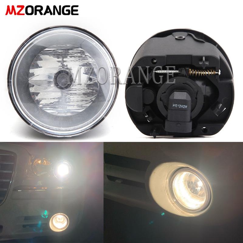 Fog Lights For Chrysler 300C(5.7L) 2005 2006 2007 2008 2009 Car Front Halogen Fog Lamp H10 12V 42W 4805858AA Accessories