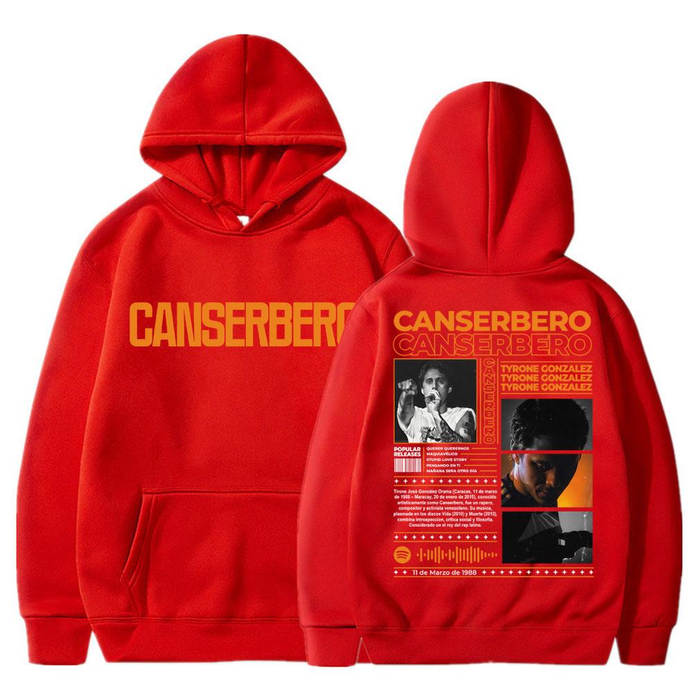 Rapper Canserbero Album Tour Print Hoodie Men Women Fashion Harajuku Vintage Sweatshirt Oversized Fleece Warm Sportwear