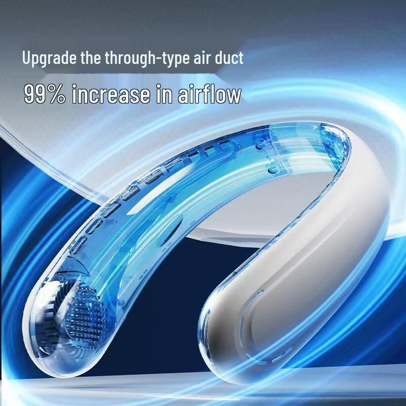 Tragbarer USB-Wiederaufladbarer Nackenventilator