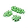 15EDGKM 3.81mm Pitch Plug in Terminal Block Wire Connector PCB Connector Hole Type Plug with Ears