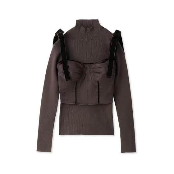 [Sneider] Bustier Set Knit Pullover SWNT235158 Women s