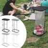 Garbage Bag Holder Organizer, Modern Decorative Outdoor Trash Can, for Recycling,