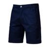 Stylish Shorts Mid Waist All-match Elastic Waist Men Slim Shorts  Casual Social Shorts Streetwear