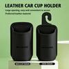 Leather Car Water Cup Holder Interior Drink Rack Organizer Accessories For AMG Mercedes Benz CITAN VITO SPRINTER CLS SLK W202